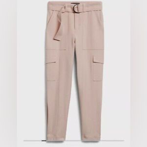 Banana Republic tapered cargo pant, size: 4, colour: pink